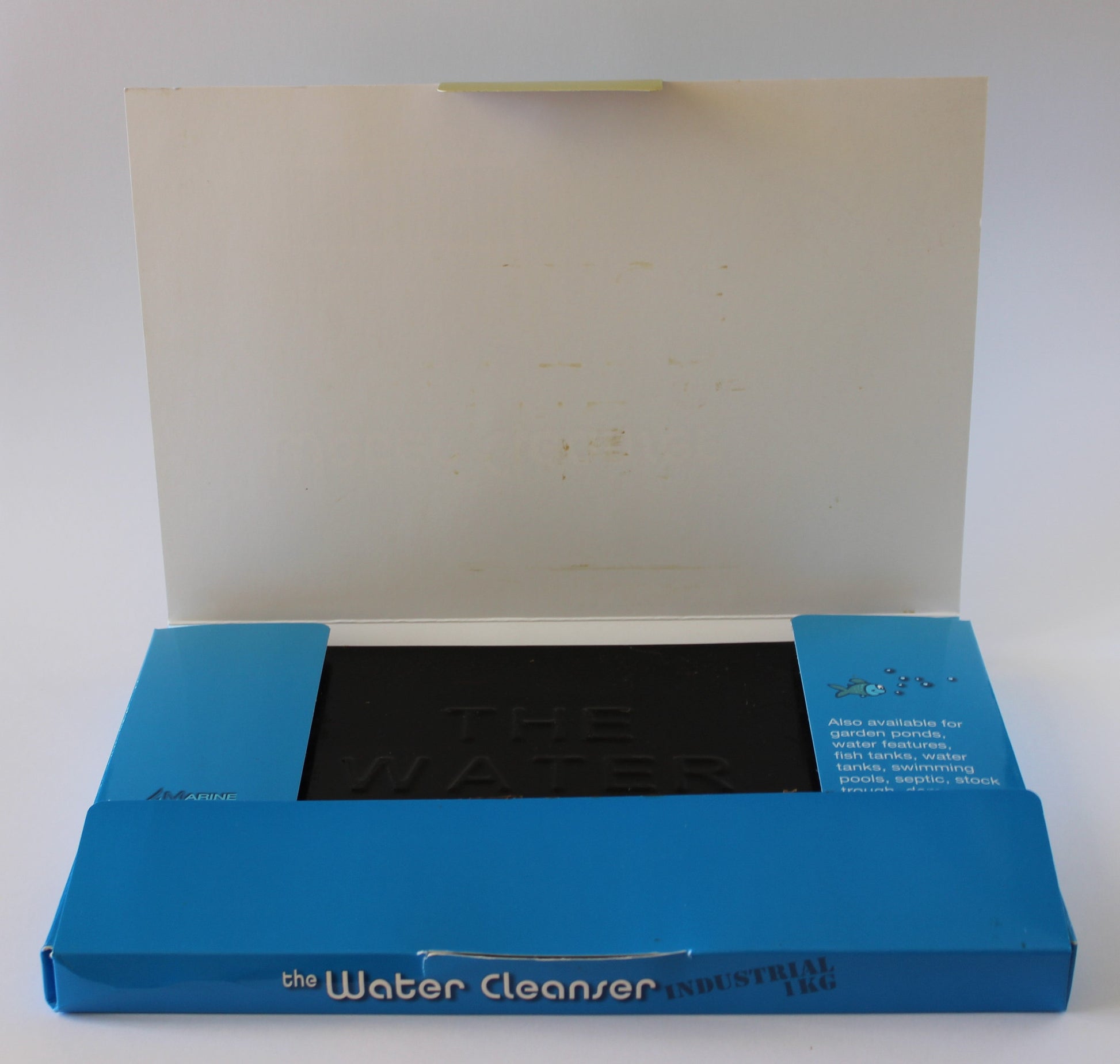 The Water Cleanser Industrial block (1kg) - for healthy, clean, and algae-free water - open box